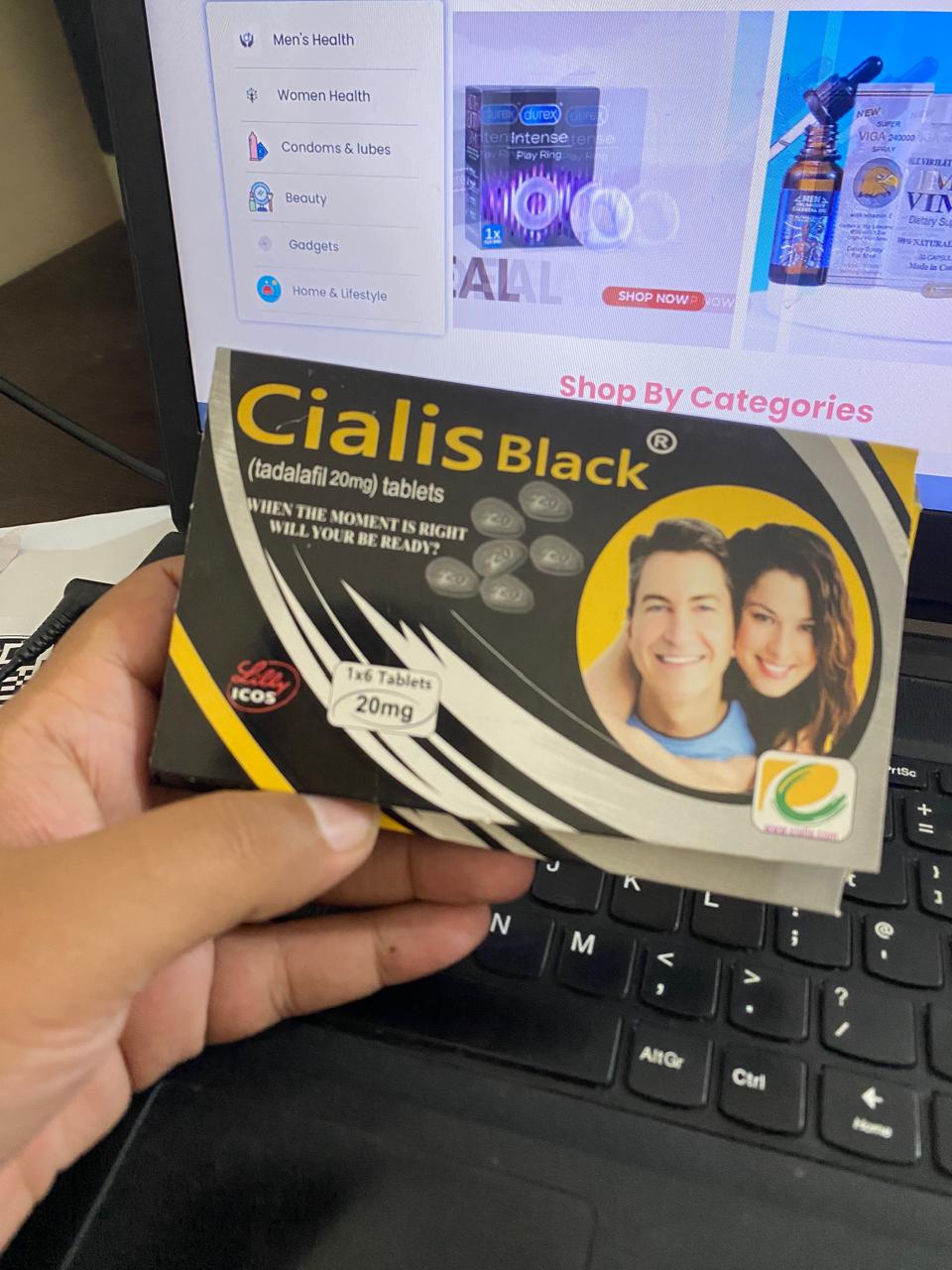 Cialis 20mg Black – 6 Tablets Imported (Special)